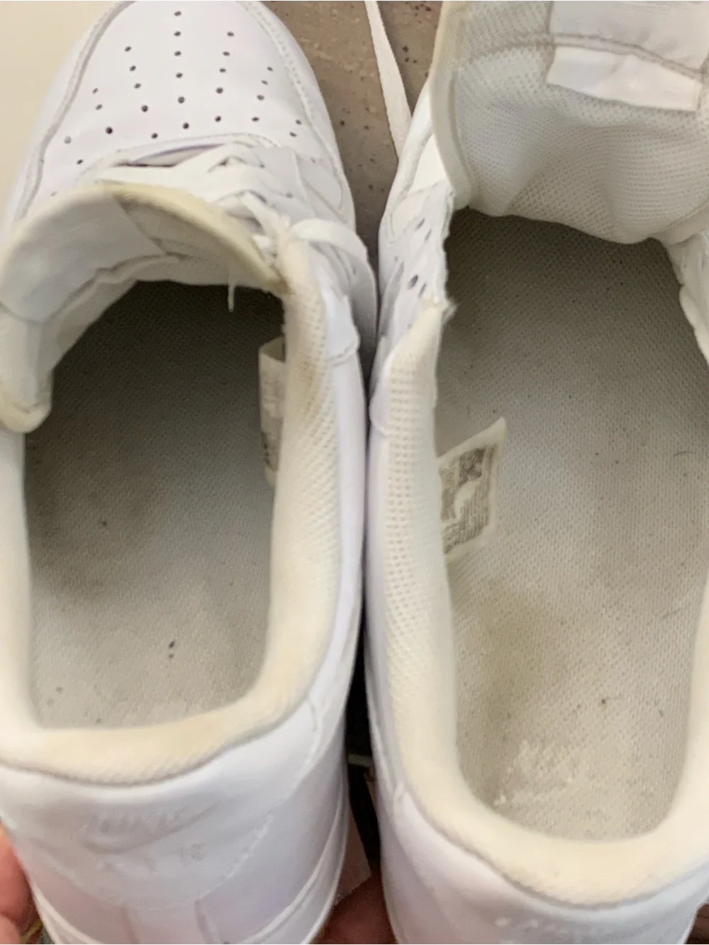 Nike Air Force 1  Men’s Sneakers White Lace-Up Athletic Men’s Size 11.5